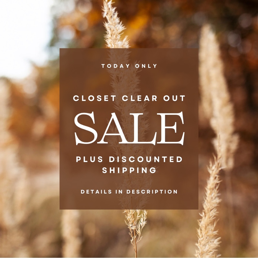 ✨Closet Clear Out Today Only!!✨